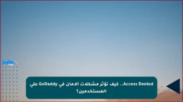Access Denied.. كيف تؤثر مشكلات الأمان في GoDaddy على المستخدمين؟